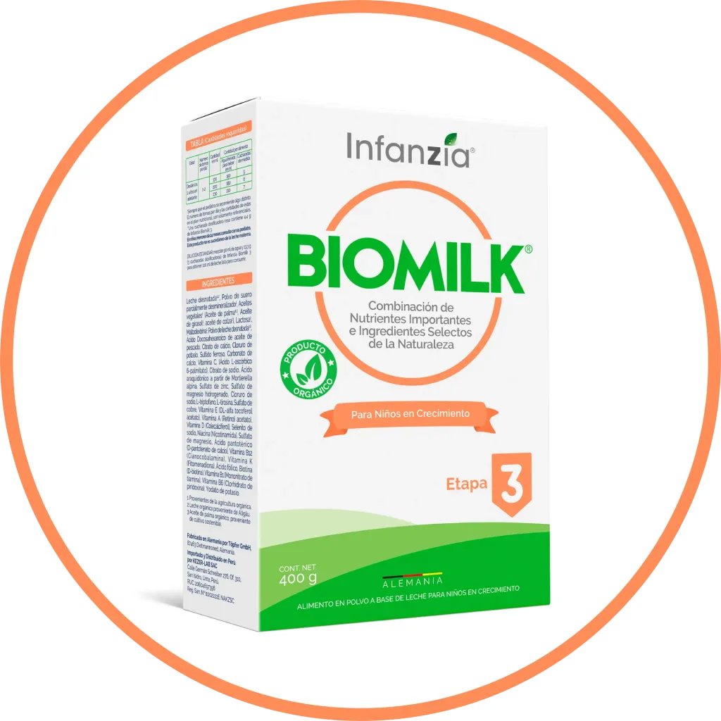 Formula infantil Biomilk Etapa 3 para Niños desde 2 Años